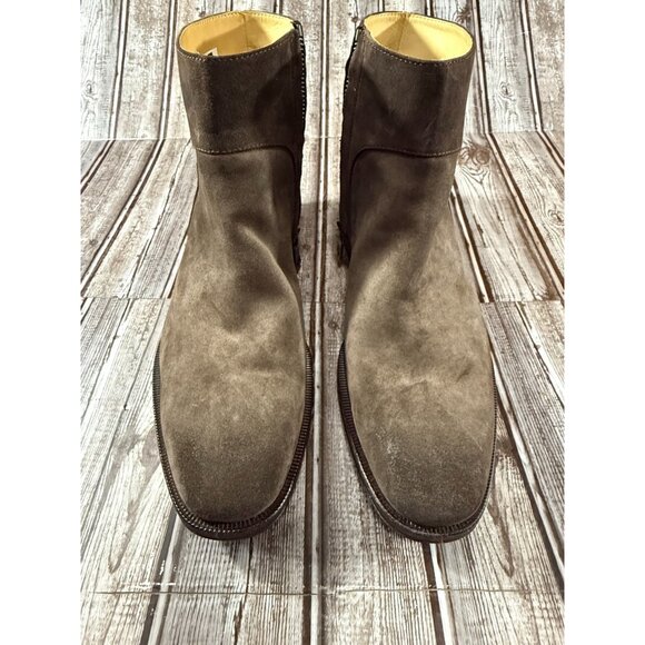 John Varvatos Fleetwood Chelsea Leather Boots size 11 color Brown Suede New *sam - Picture 3 of 6